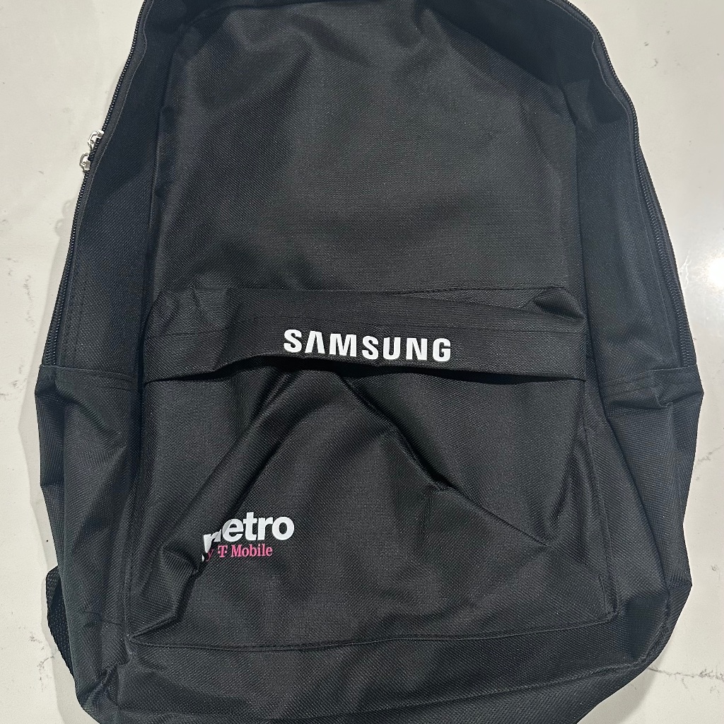 BrandNew Samsung TMobile Metro Black Backpack Bag  School  Work